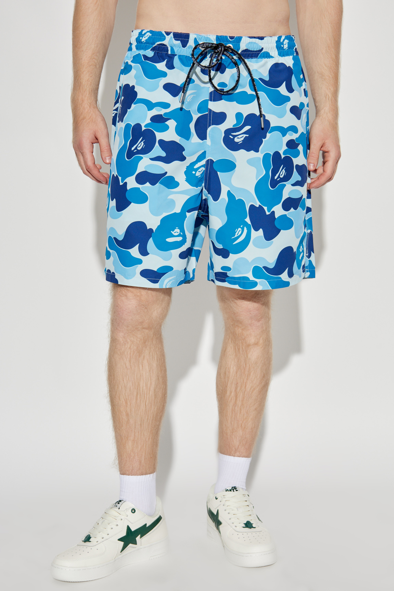 Blue Printed shorts A BATHING APE® - Vitkac AS